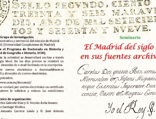 Seminario «El Madrid del siglo XVIII en sus fuentes archivísticas»