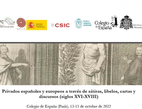 Congreso Internacional: ‘Privados españoles y europeos a través de sátiras, libelos, cartas y discursos (siglos XVI-XVIII)’