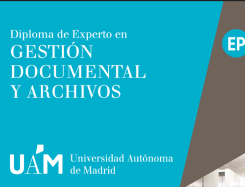4ª edición Diploma de Experto en Gestión Documental y  Archivos (curso 2026-2027)